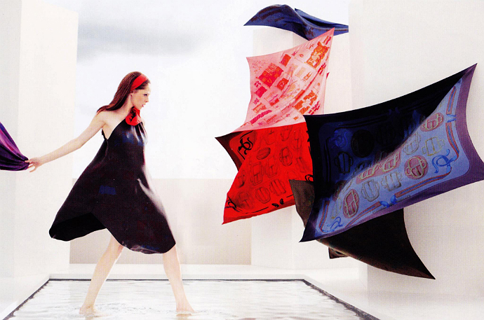 Весенняя коллекция каре Hermes (фото 1)