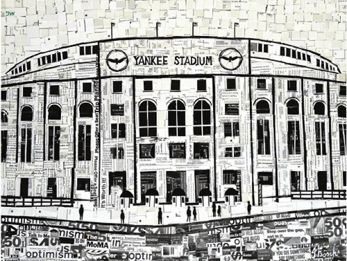 Картины Нью-Йорка из карточек метро (фото 9)