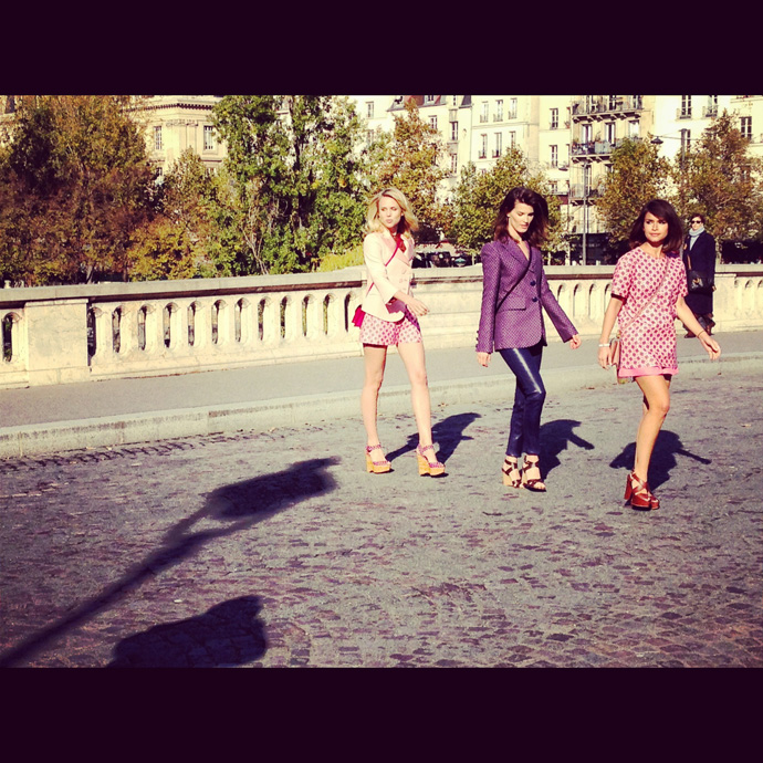 За кулисами парижской съемки Louis Vuitton (фото 5)