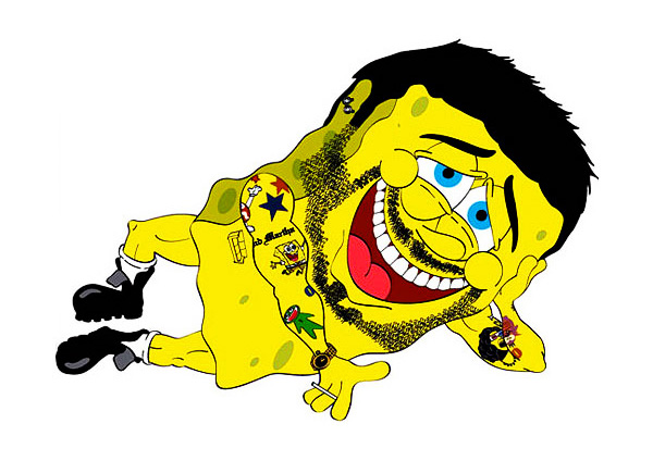 Губка Боб в роли людей из мира моды (фото 2)