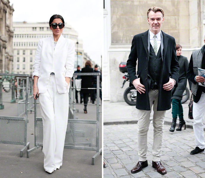 Неделя моды в Париже. Streetstyle. Часть 5 (фото 10)