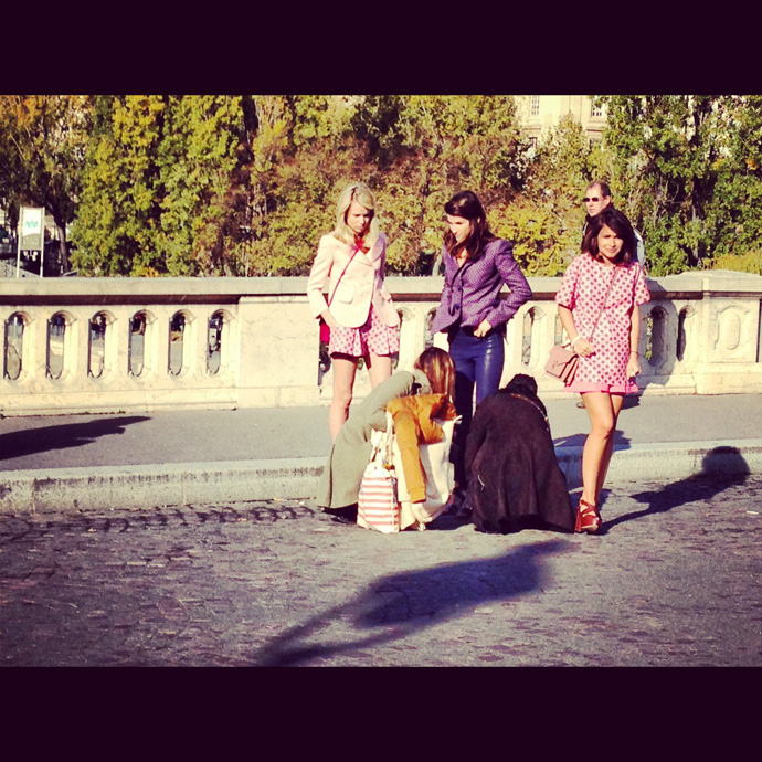 За кулисами парижской съемки Louis Vuitton (фото 8)