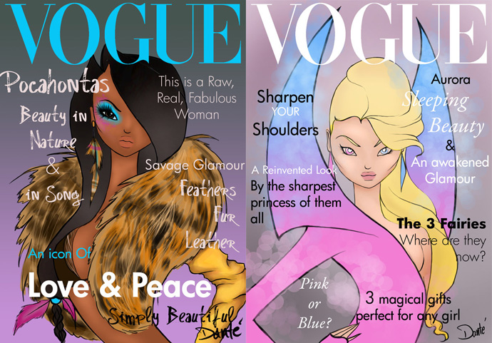 Принцессы Диснея на обложках Vogue (фото 2)
