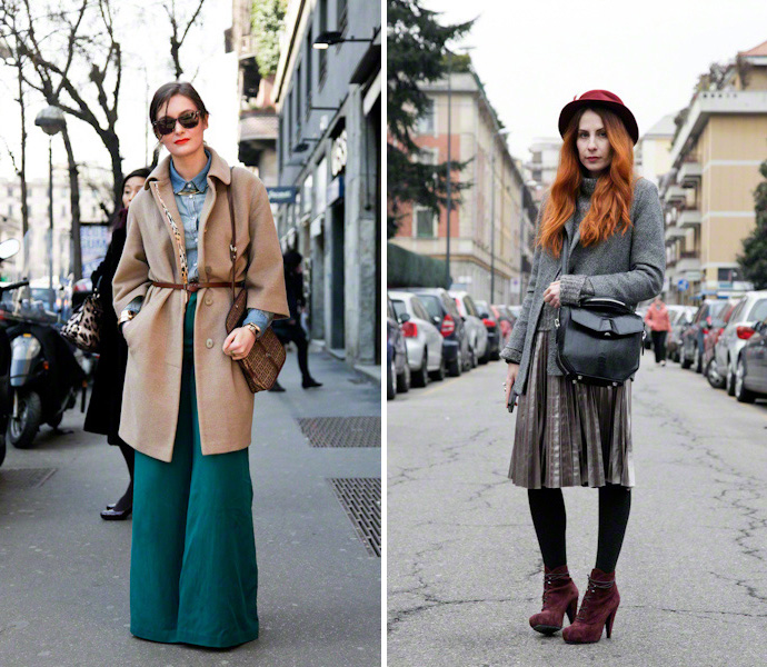 Неделя моды в Милане. Streetstyle. Часть 2 (фото 8)