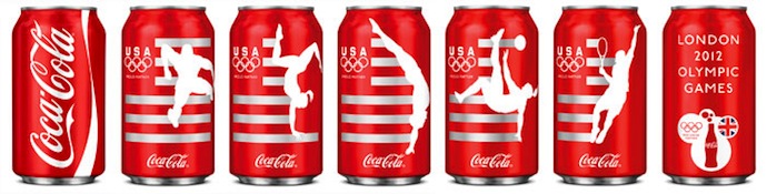 Продукцию Coca-Cola "одели" в олимпийскую форму (фото 1)