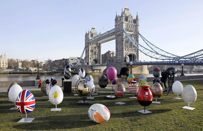 Лондонская охота на пасхальные яйца (фото 1)