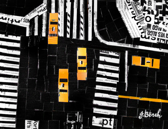 Картины Нью-Йорка из карточек метро (фото 4)