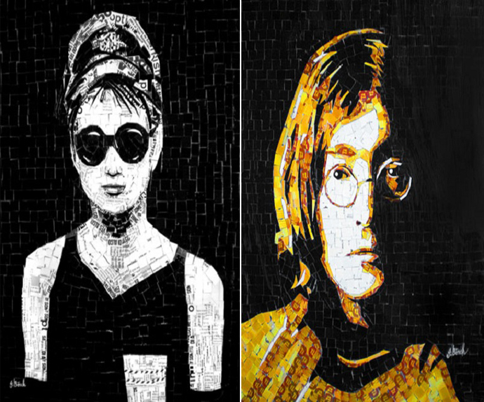 Картины Нью-Йорка из карточек метро (фото 12)