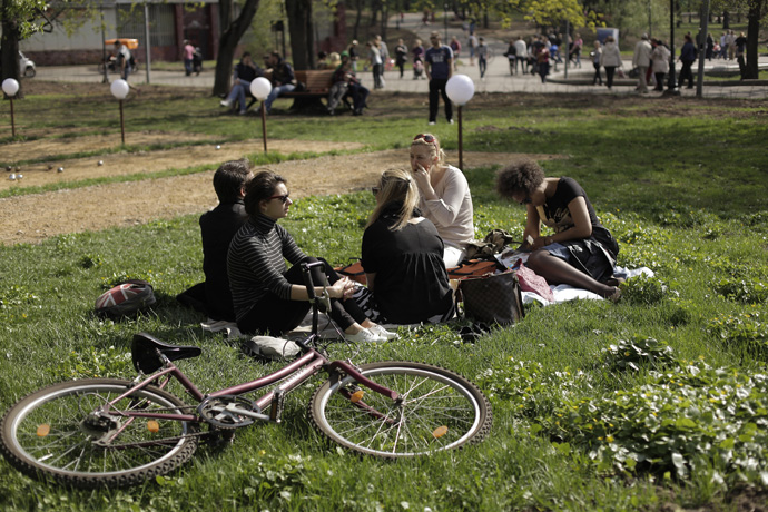 Открытие летнего сезона в парке Горького (фото 10)