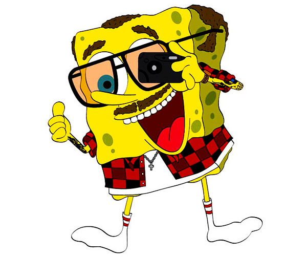 Губка Боб в роли людей из мира моды (фото 1)