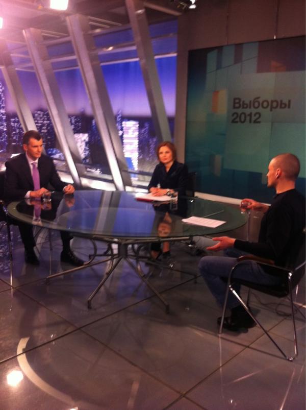 Прохоров отказался говорить с Удальцовым (фото 1)