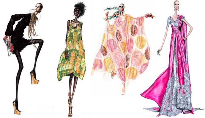 Мода в иллюстрациях. Часть 1 (фото 1)