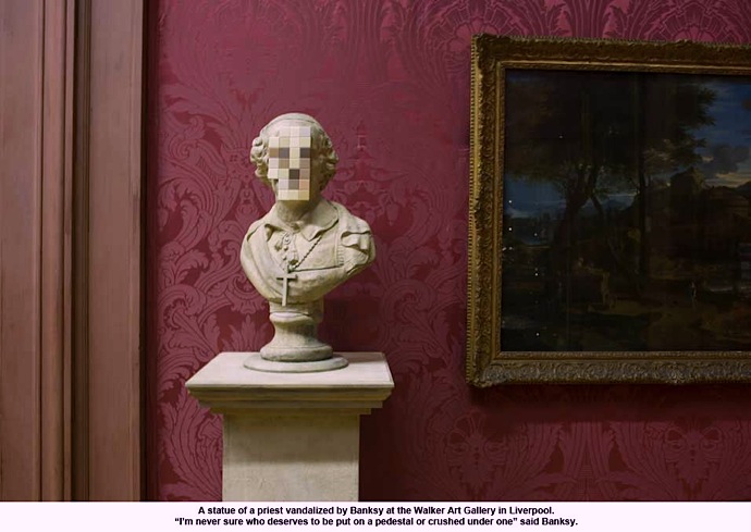 Бэнкси против католической церкви (фото 1)