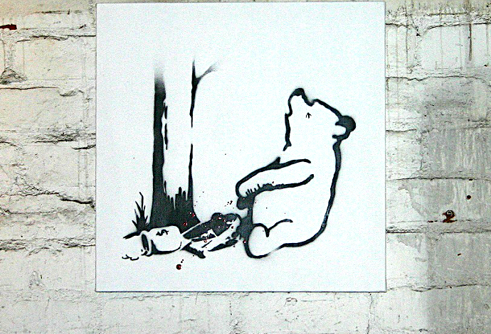 "Винни-Пуха" Бэнкси оценили в £50 тысяч (фото 1)