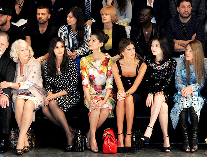 Гости недели моды в Милане (фото 1)