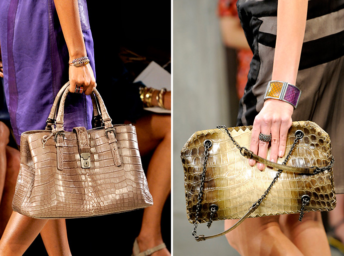 Крокодиловые сумки весны-лета 2012 (фото 11)