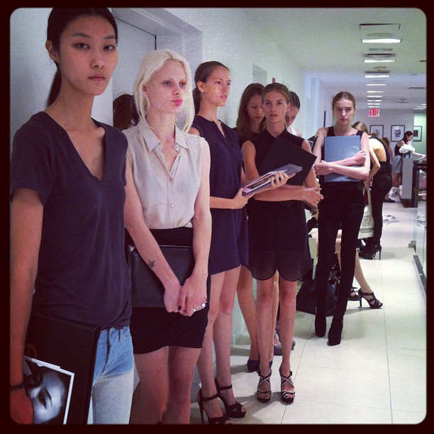 Instagram-мания: кастинги на NY Fashion Week (фото 4)