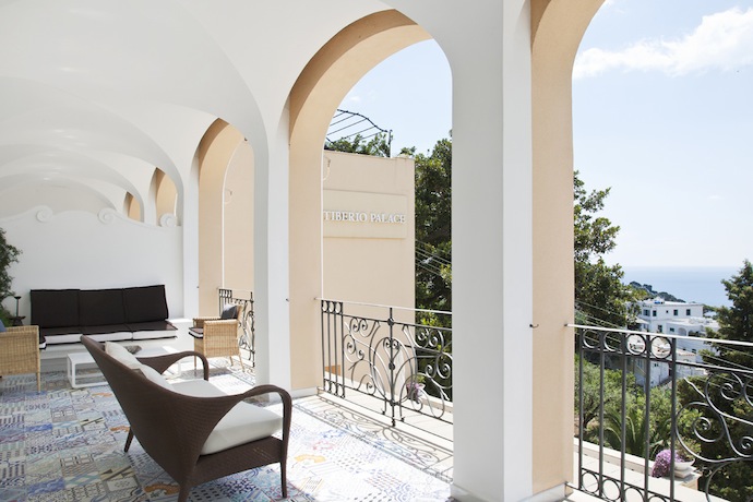 Tiberio Palace на острове Капри (фото 5)