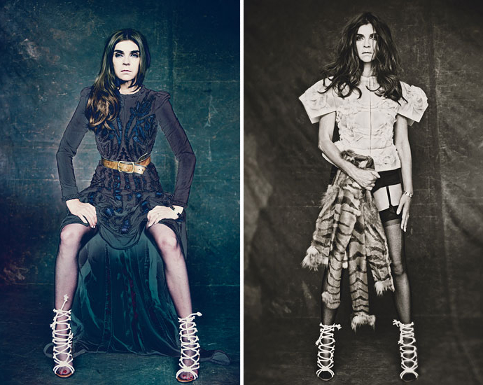 Карин Ройтфельд в W Magazine October 2011 (фото 3)