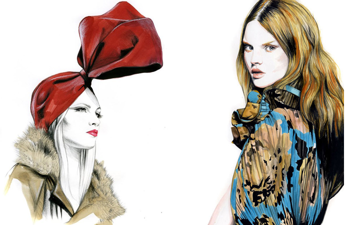 Мода в иллюстрациях. Часть 1 (фото 5)