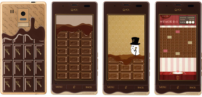 Шоколадный смартфон Q-pot Phone (фото 2)
