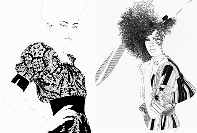 Мода в иллюстрациях. Часть 3 (фото 6)