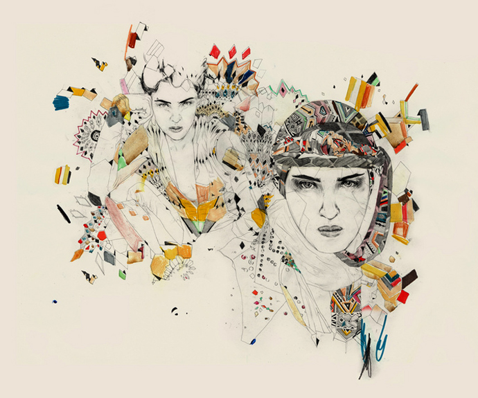 Мода в иллюстрациях. Часть 3 (фото 8)