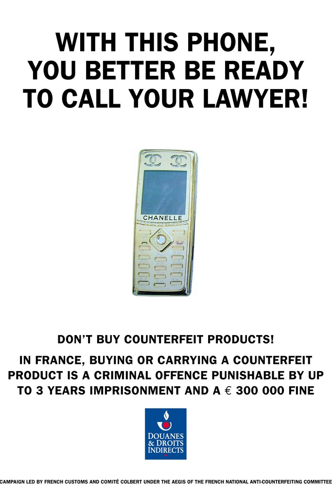 Рекламная кампания против подделок (фото 1)