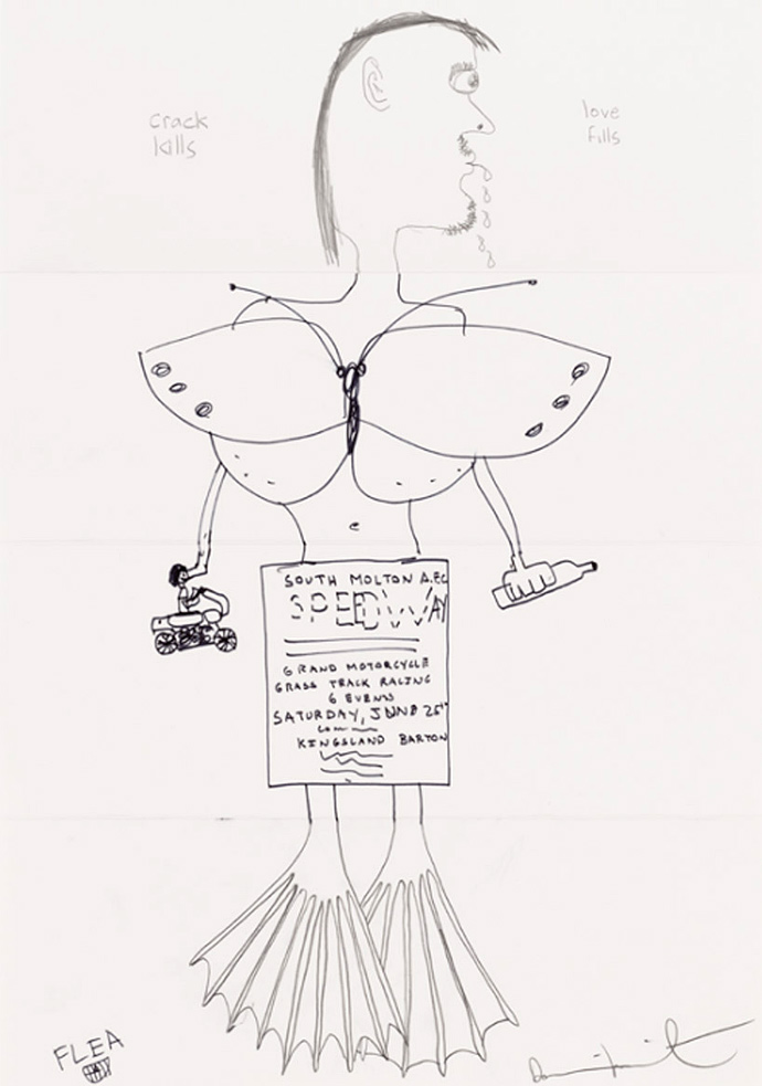 Дэмиен Херст и Фли раскрасили гитары (фото 8)