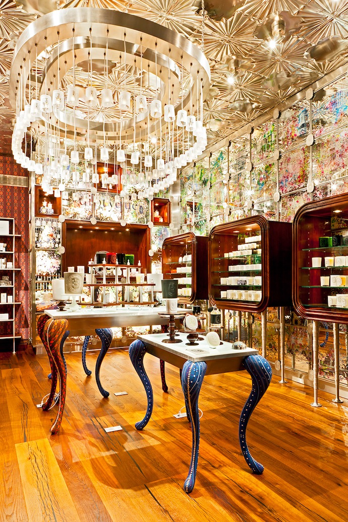 Интерьер бутика Diptyque в Нью-Йорке (фото 1)