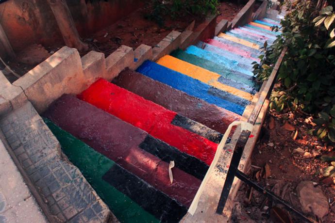 Буйство красок на улицах Бейрута (фото 1)