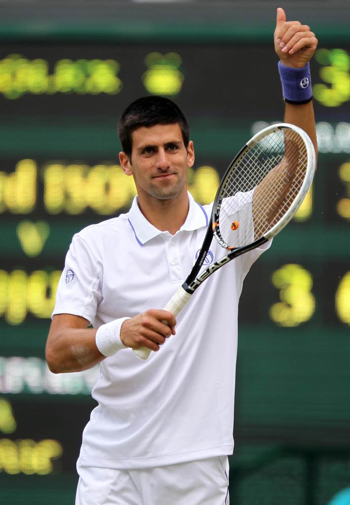 В финале Wimbledon серб победил Надаля (фото 4)