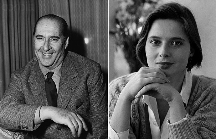 Папины дочки: Изабелла и Роберто Росселлини (фото 12)