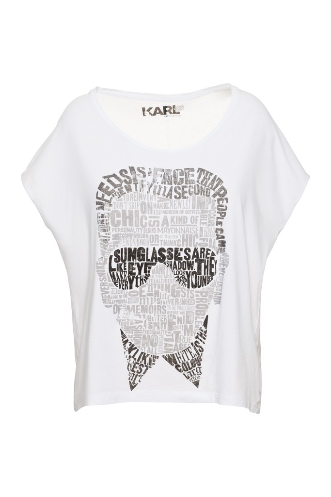 Карл Лагерфельд на футболках Karl (фото 1)