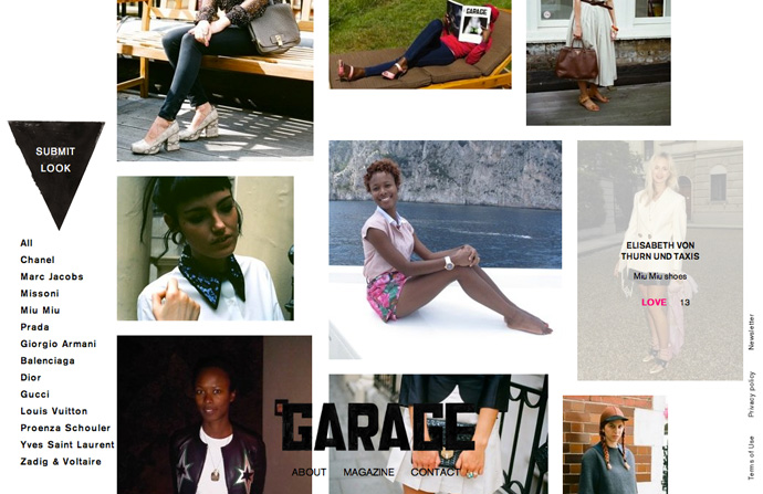 Сайт журнала Даши Жуковой Garage (фото 3)