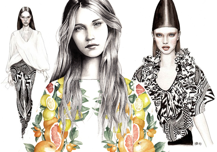 Мода в иллюстрациях. Часть 3 (фото 21)