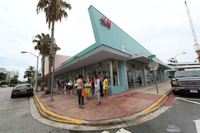 Pop-up store H&M в Майами (фото 3)