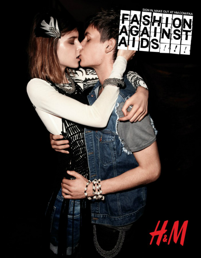 "Мода против СПИДа" в рекламе H&M (фото 2)