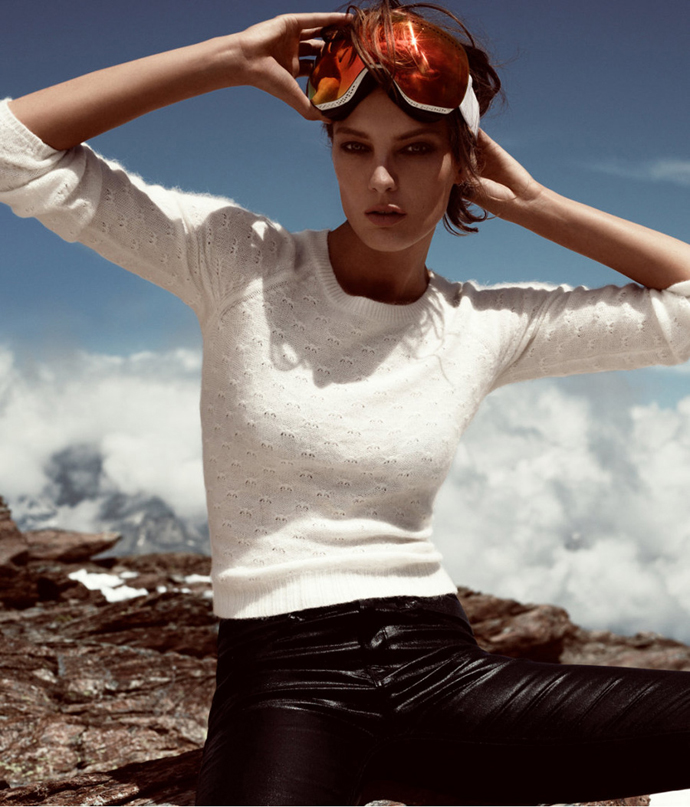 Дарья Вербови в зимней кампании H&M (фото 1)