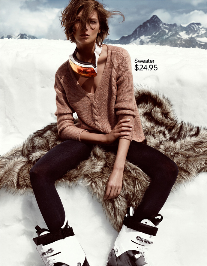 Дарья Вербови в зимней кампании H&M (фото 5)