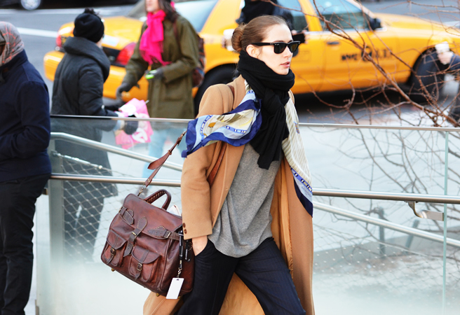 Неделя моды в Нью-Йорке. Street-style. Часть 1 (фото 6)