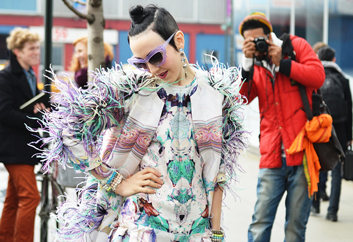 Неделя моды в Нью-Йорке. Streetstyle. Часть 3 (фото 13)