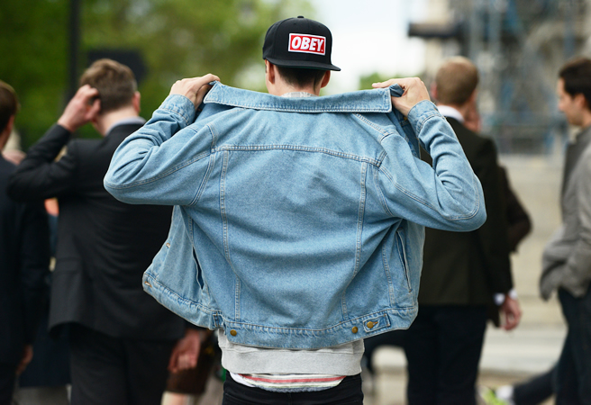 Неделя мужской моды в Лондоне: Streetstyle (фото 3)