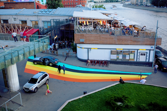 Психоделическая геометрия на "Стрелке" (фото 1)