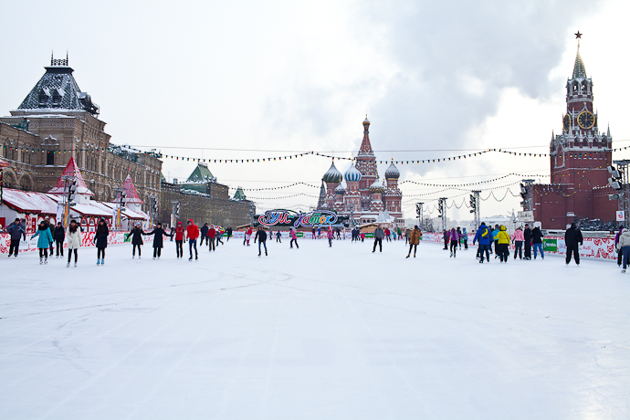 Ледовая сессия Audi на ГУМ-катке (фото 1)