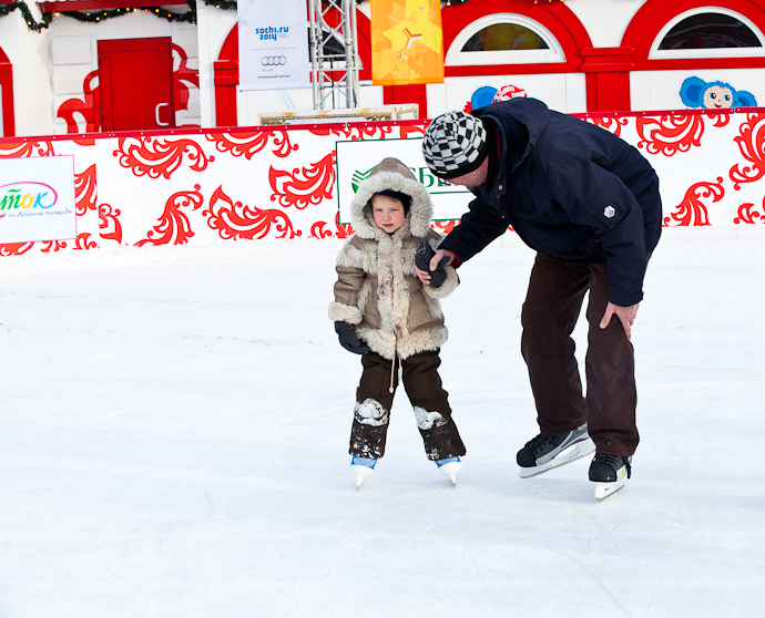 Ледовая сессия Audi на ГУМ-катке (фото 11)