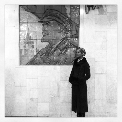 Шала Монрок в московской подземке (фото 2)