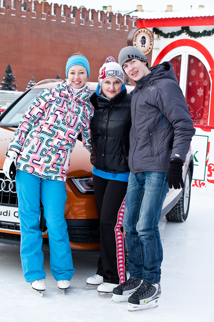 Ледовая сессия Audi на ГУМ-катке (фото 8)