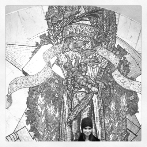 Шала Монрок в московской подземке (фото 1)