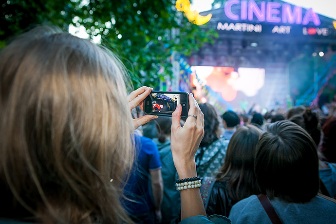 Martini Art Love Cinema в саду "Эрмитаж" (фото 44)